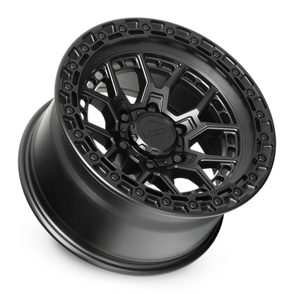 Set of Lock Of-Road Commando Matte Black with Matte Black Ring