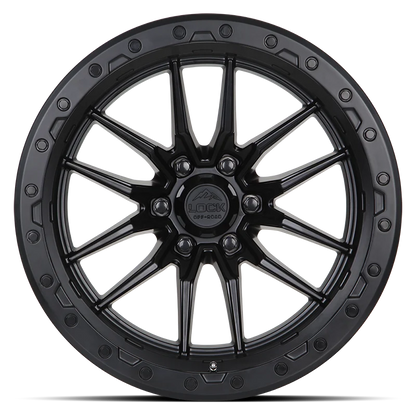 Set of Lock Off-Road Krawler Matte Black with Matte Black Ring